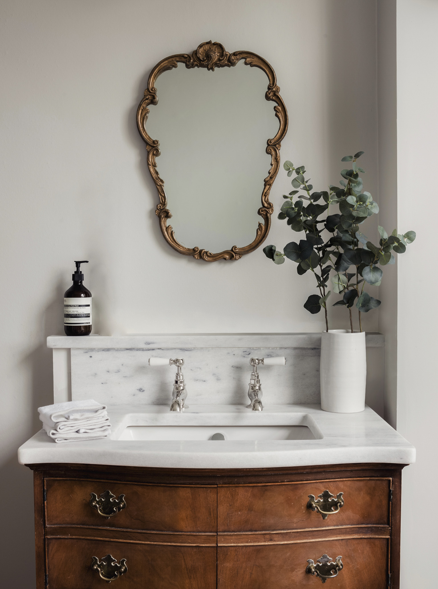 Minimal interior renovation heritage townhouse