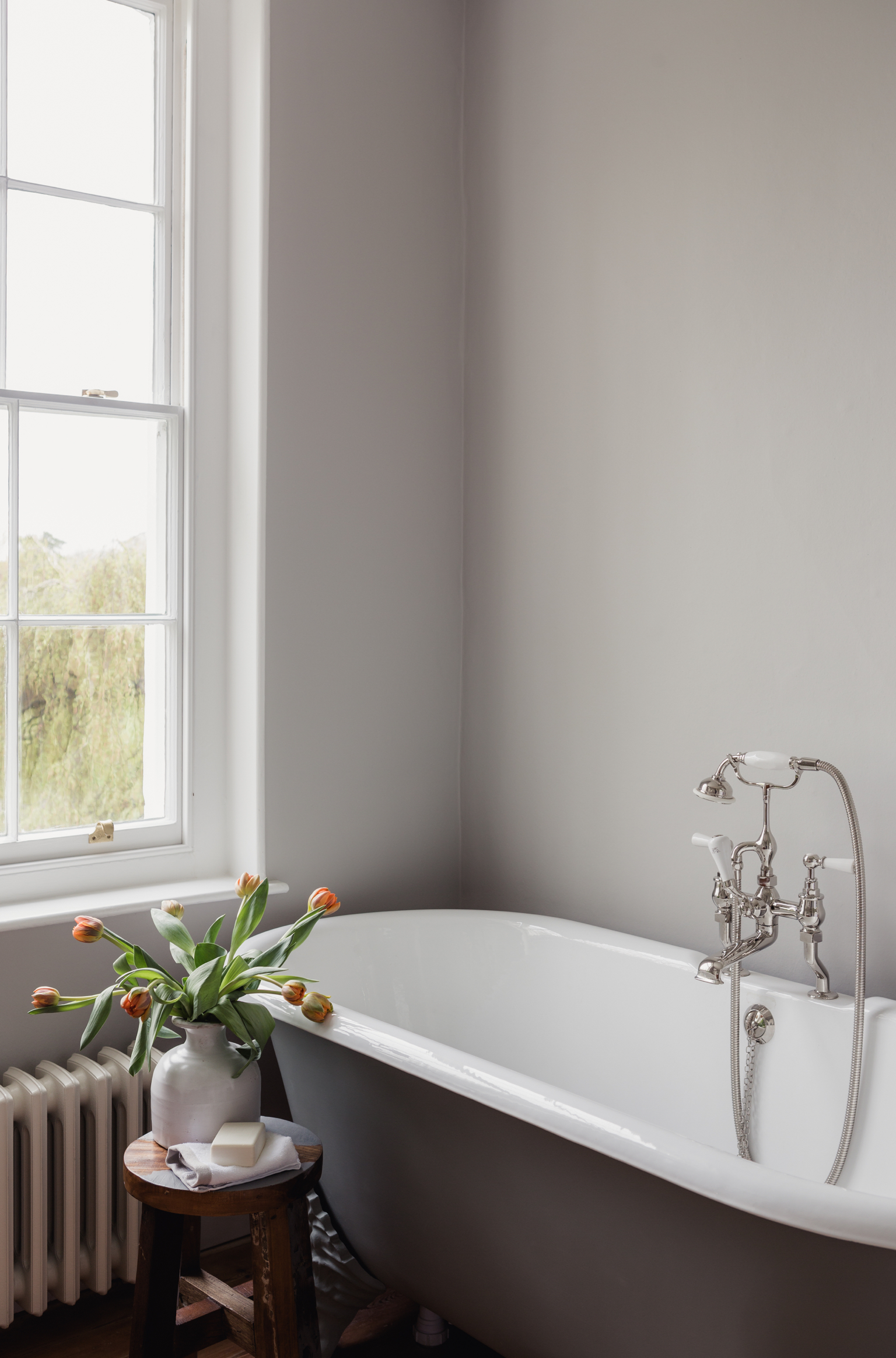 Pastel heritage bathroom renovation