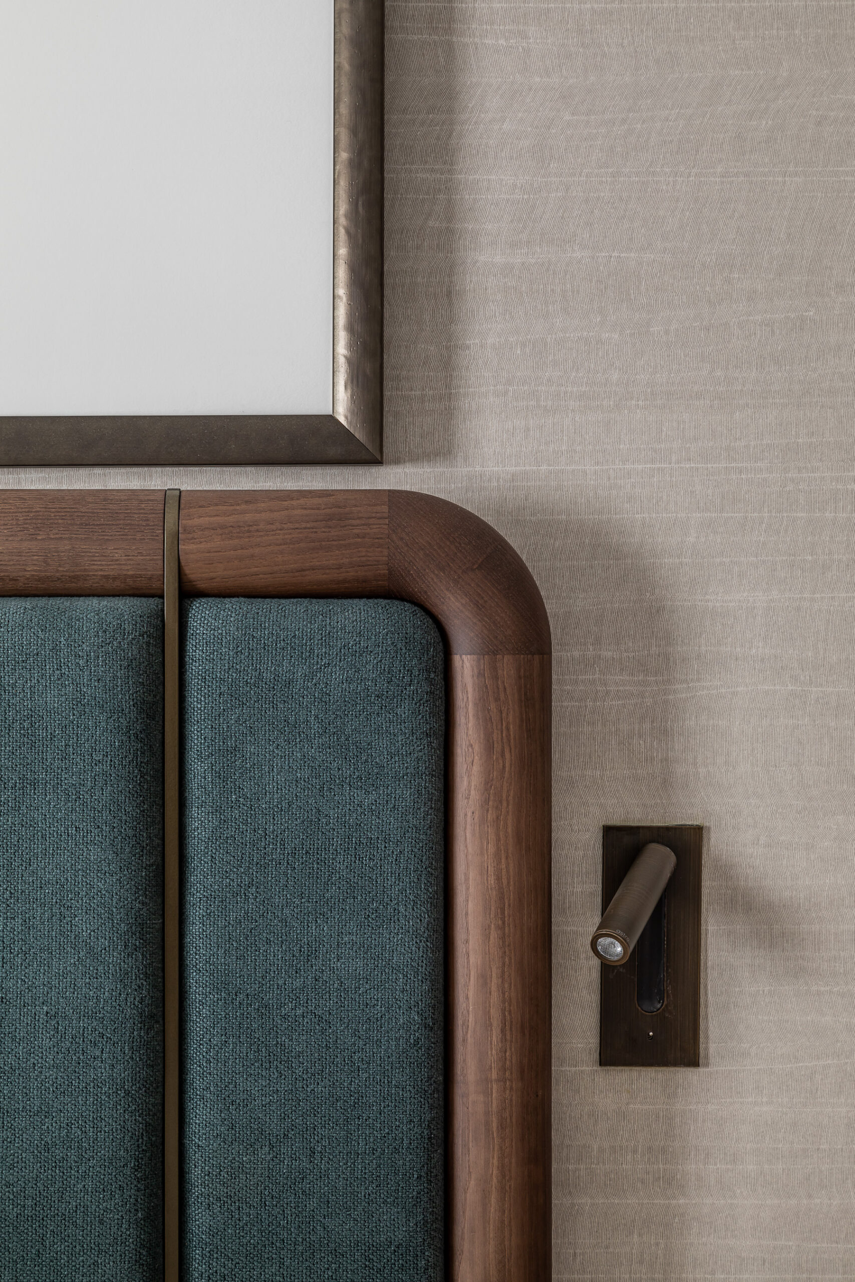 Materials detailing master bedroom design