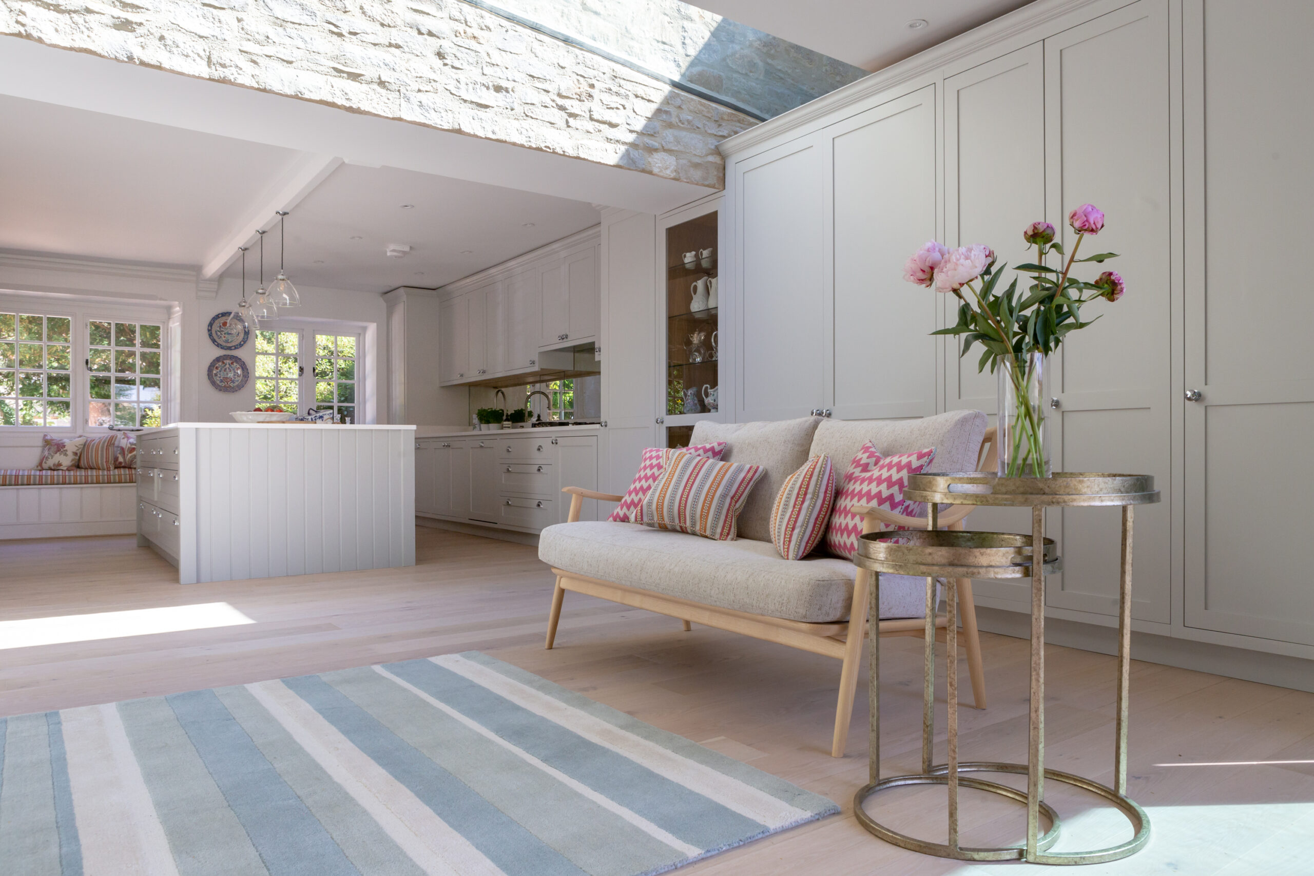 Lightfilled farmhouse interior renovation