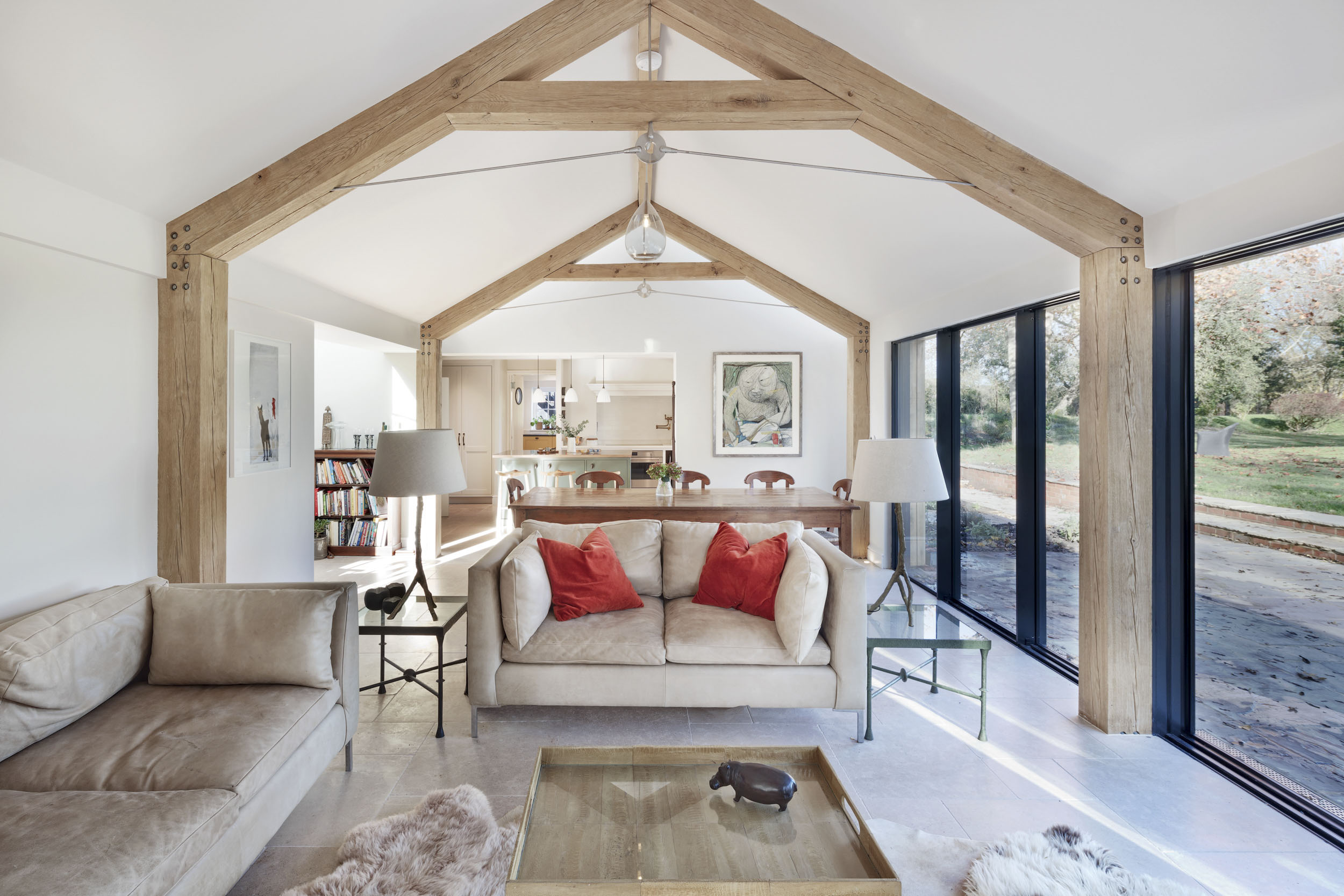 Listed country home beautiful living room renovation interior design