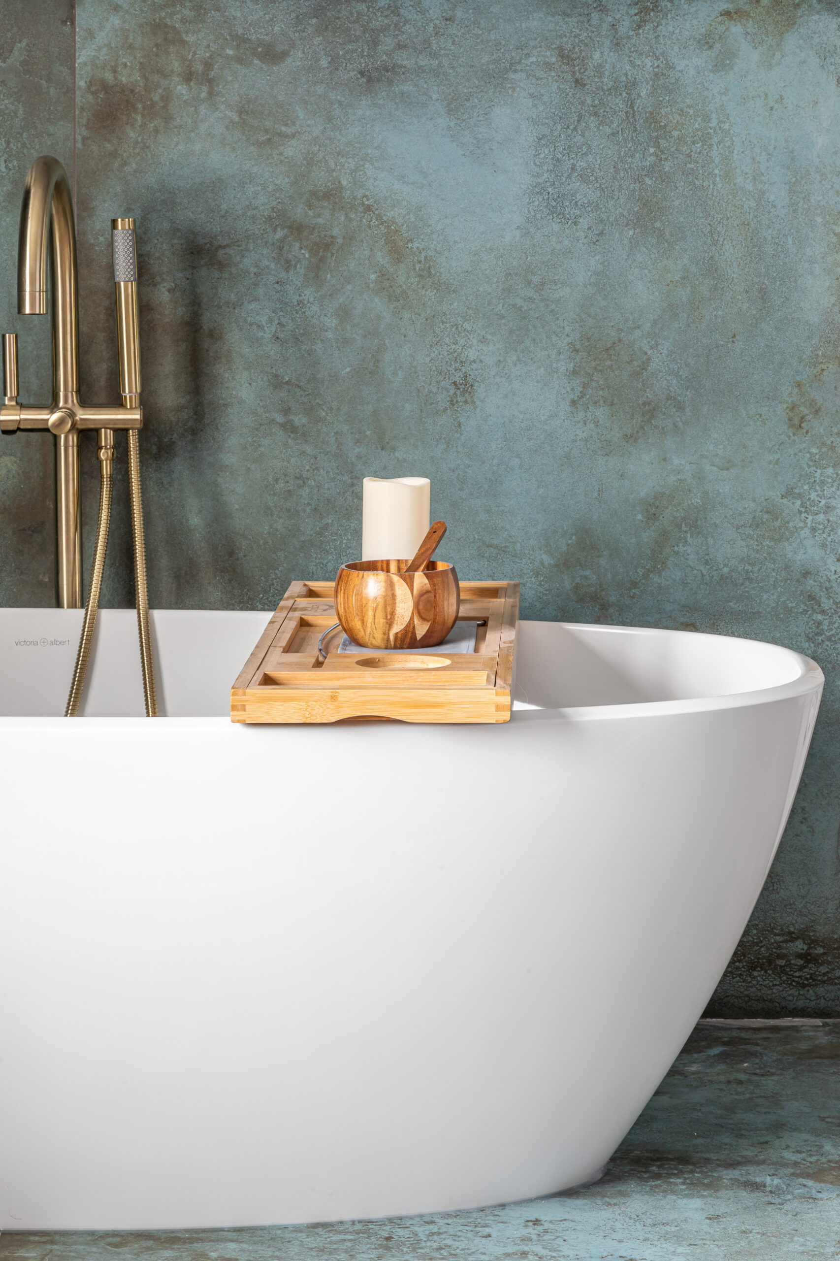 Beautiful marble effect bathroom