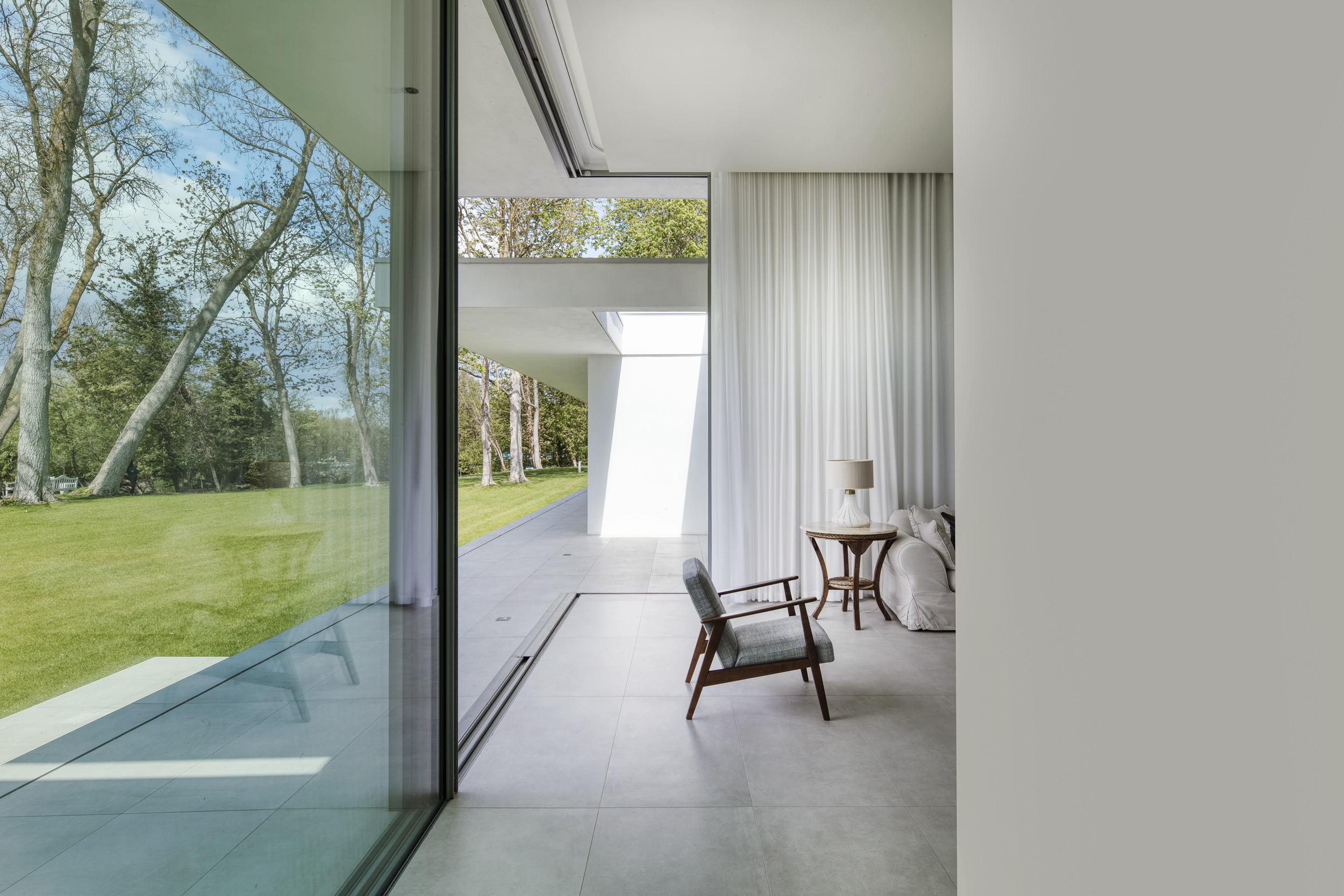 Luxury rural country home new build fully glazed home