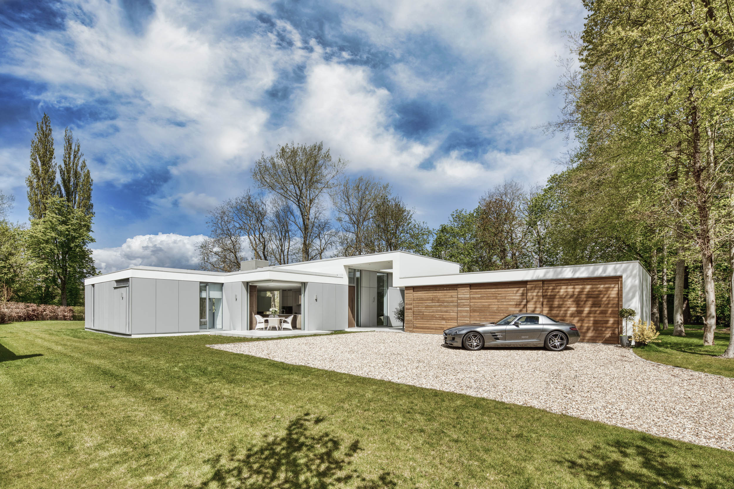 River house luxury new build country home with timber garage