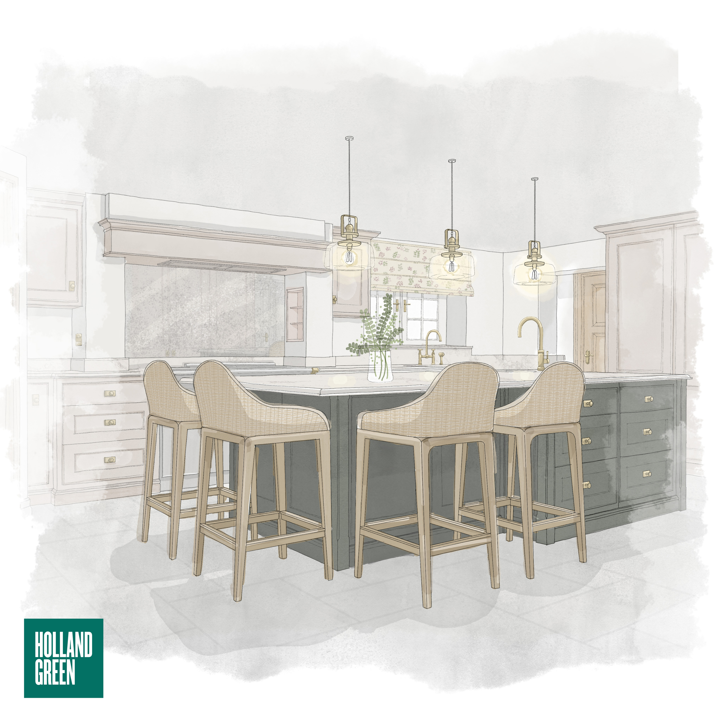 Cotswolds Kitchen Render