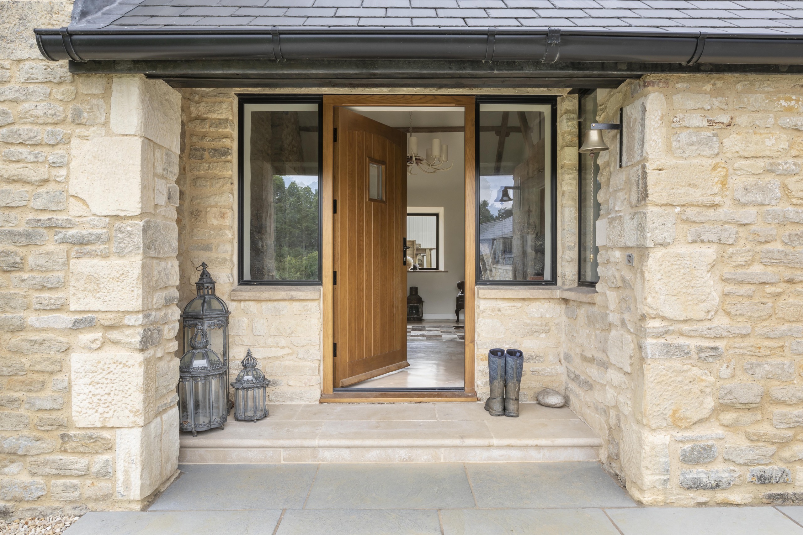 Porch entrance cotswolds