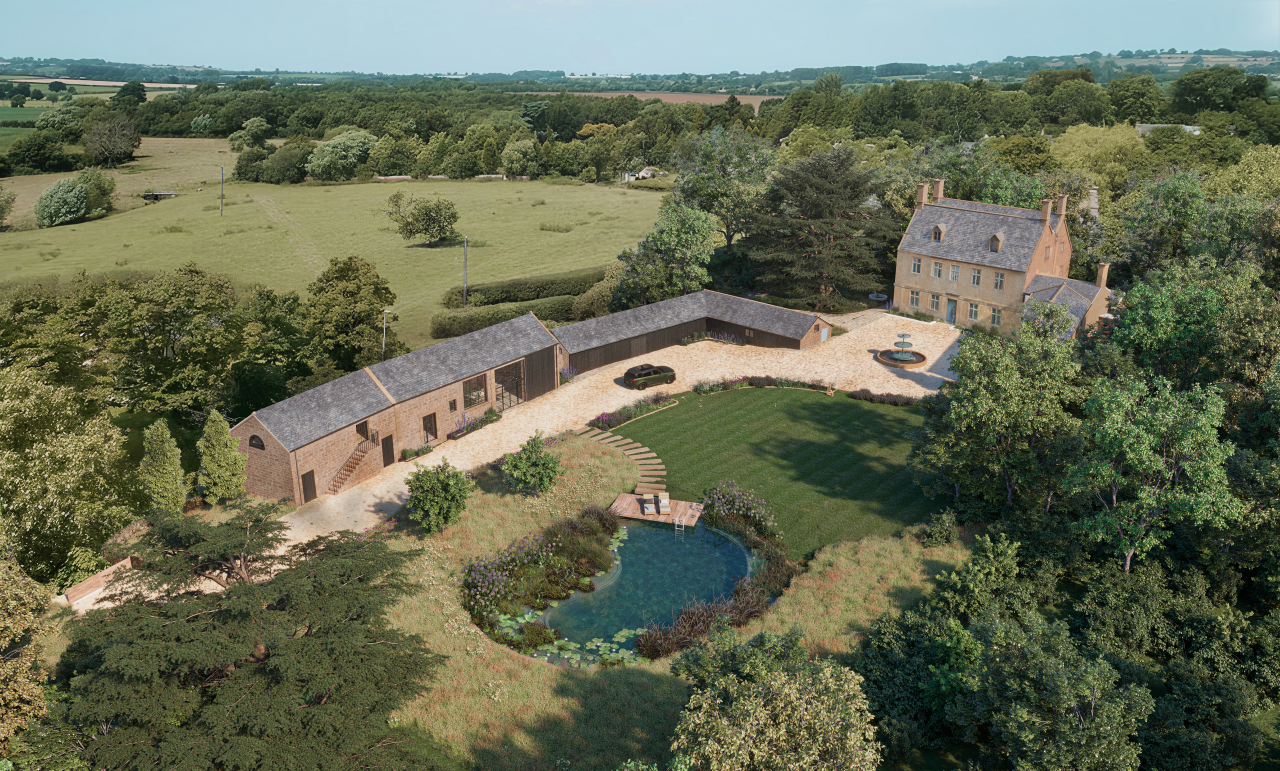 large Property with Lake