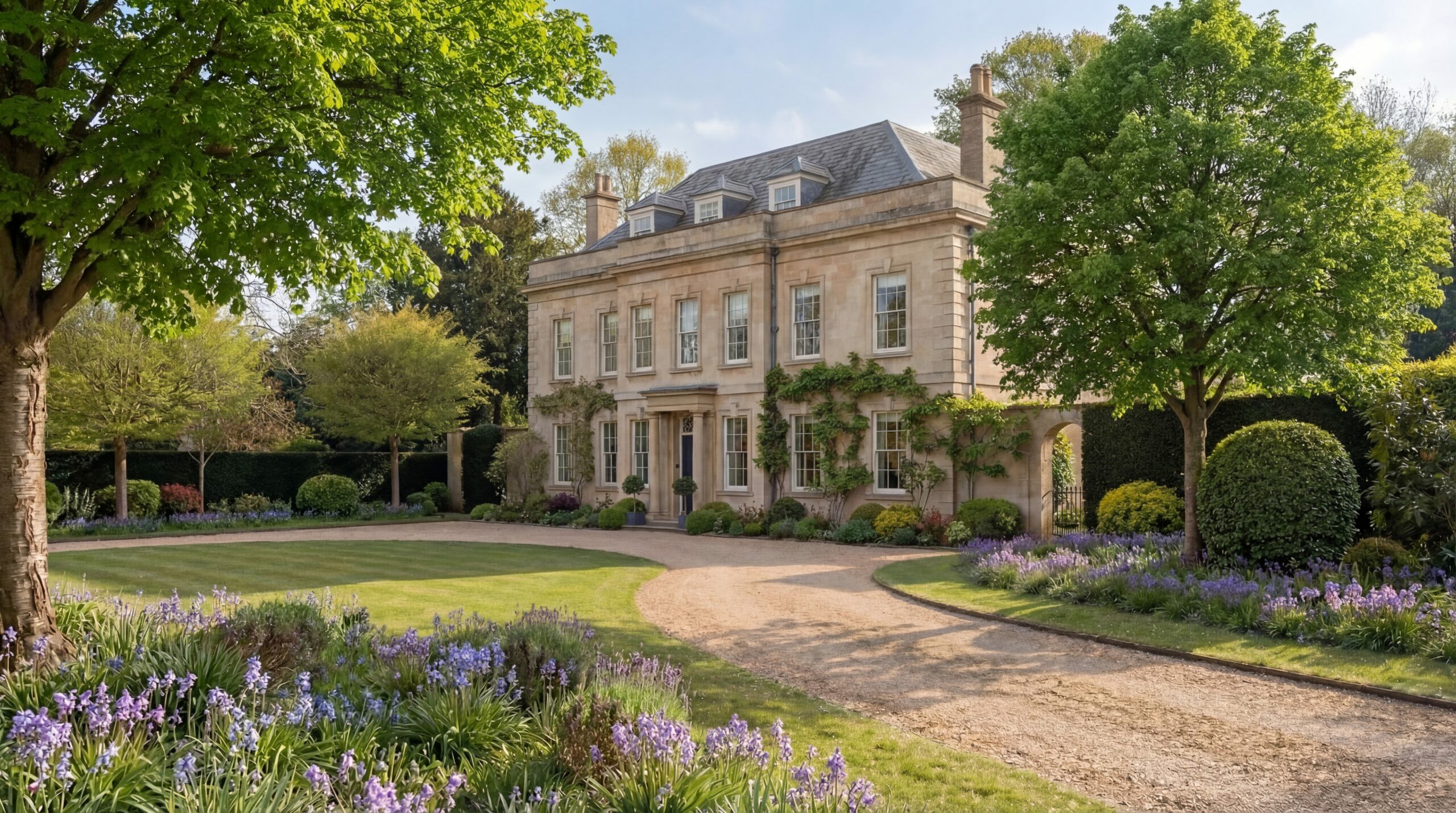 A Grade II listed Georgian manor renovation in the Cotswolds by HollandGreen.